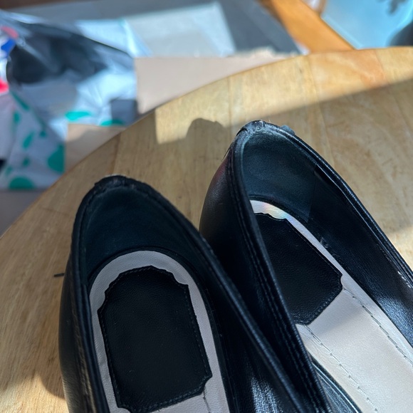 Dior Black Leather Flats with Bow - Picture 3 of 3